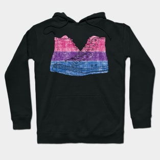 Bi-Sexual Pride Flag Hi-Top Design Hoodie